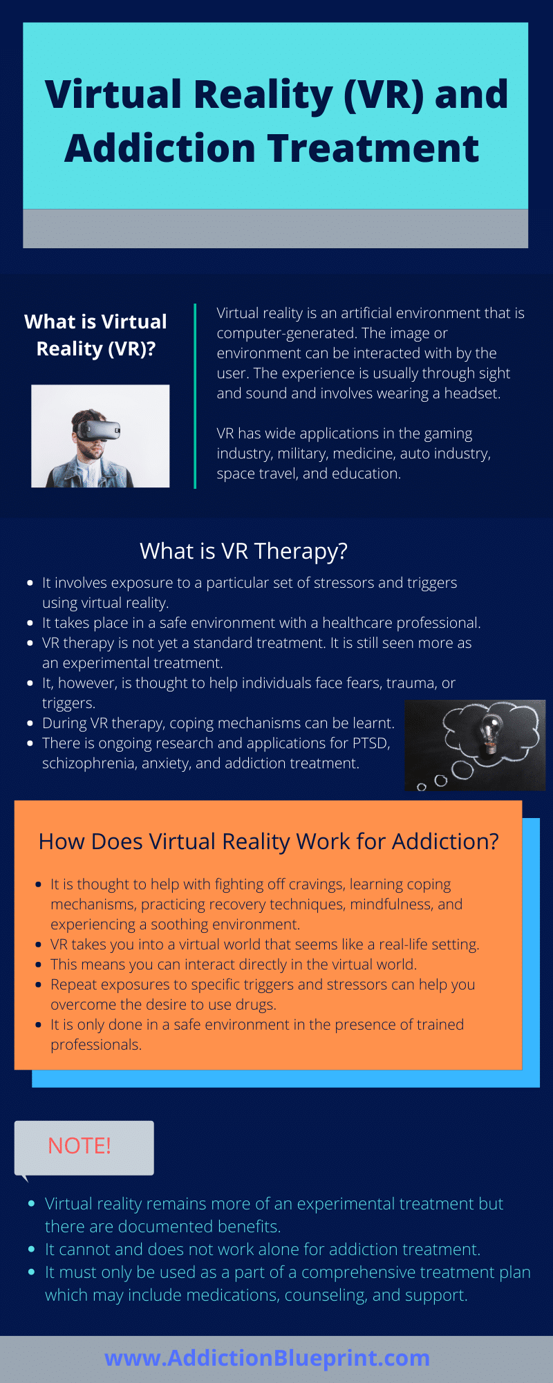 Virtual Reality (VR) and addiction treatment